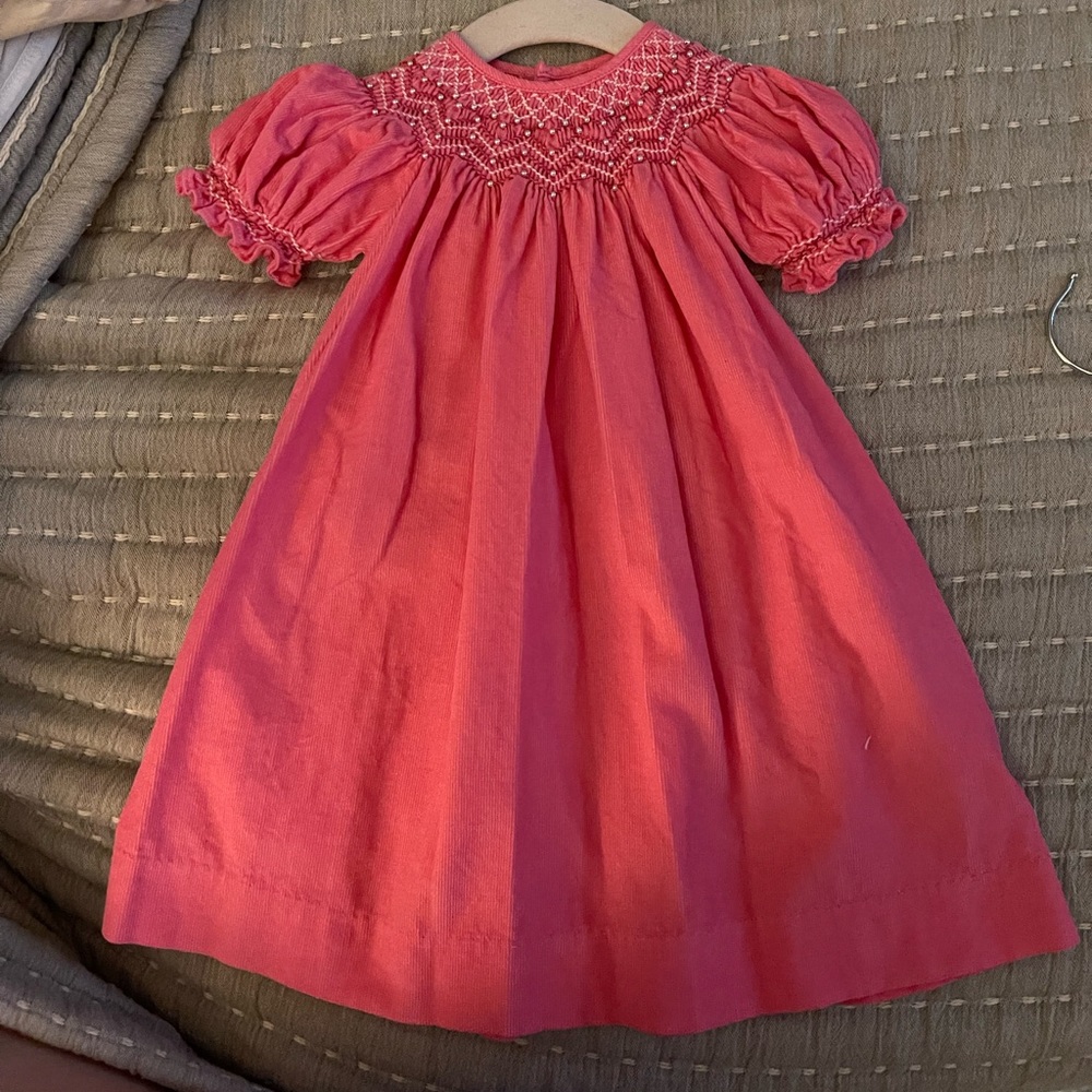 Mom & Me pink a-line dress size 6 months